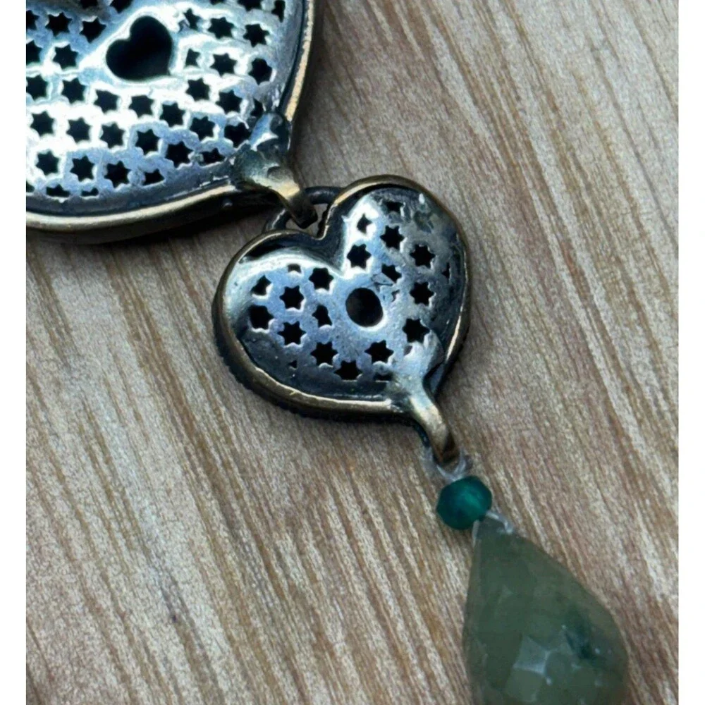 925 Sterling Silver Turkish Vintage Necklace  for Women,NEW,Antique,Handmade - Picture 4 of 5